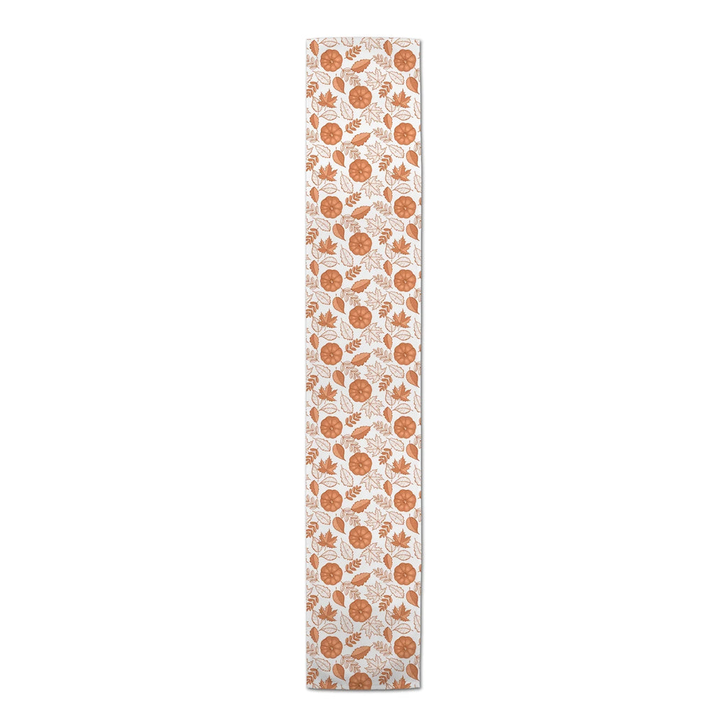 Stylish Creative Products Fall Foliage Orange 16x72 Poly Twill Table Runner