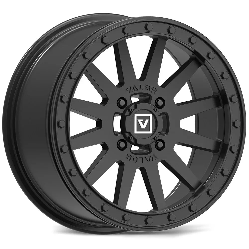 Stylish Valor V05 Beadlock 14" Wheels Black 30" Trail Saw 2.0 Tires Sportsman RZR Ranger