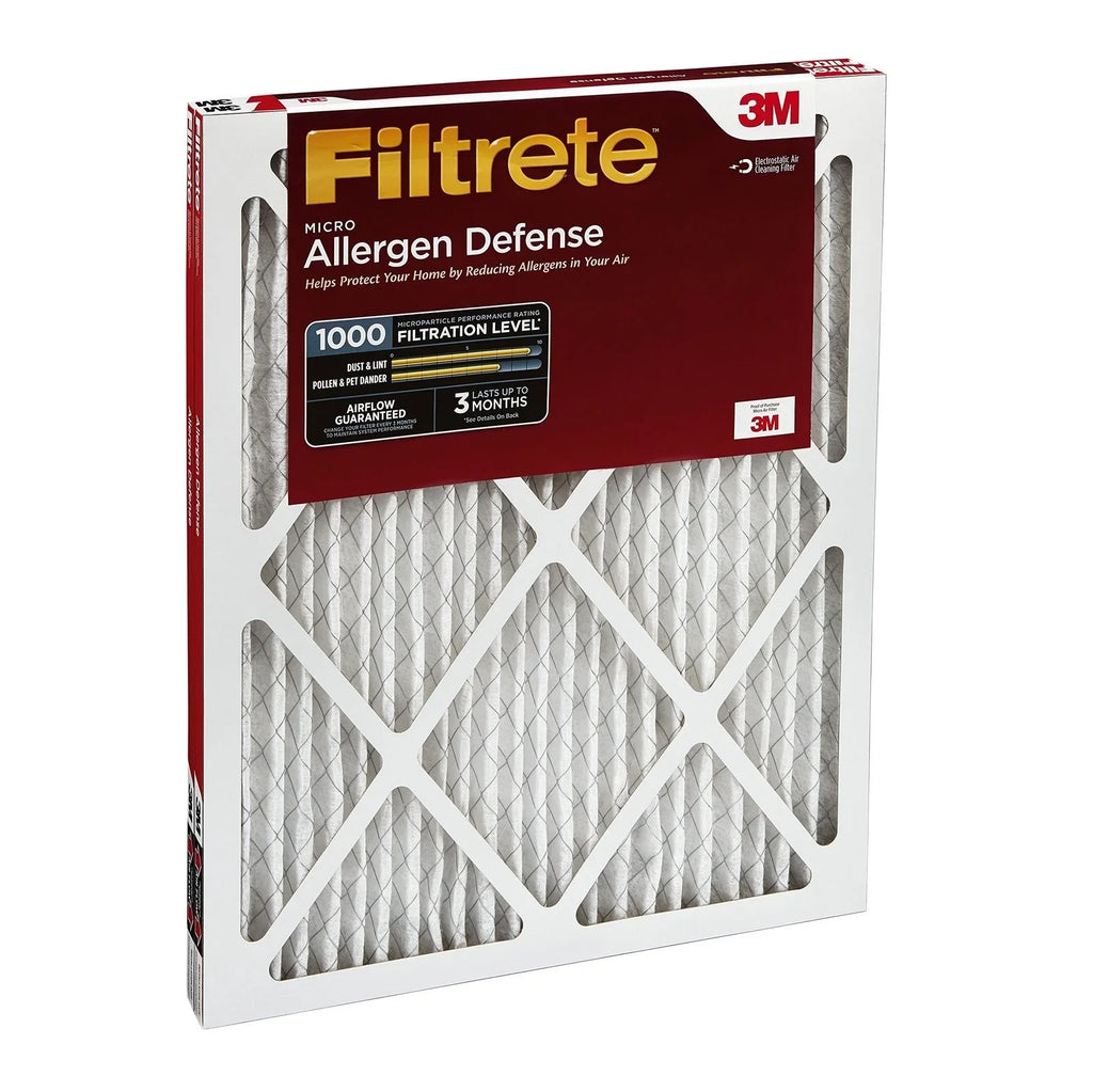 Filtrate 16x25x1, AC Furnace Air Filter, MPR 1000, Micro Allergen Defense, 2-Pack