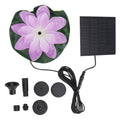Stylish Gongxipen 1 Set Lotus Solar Fountain Outdoor Waterscape Fountain Pond Floating Fountain