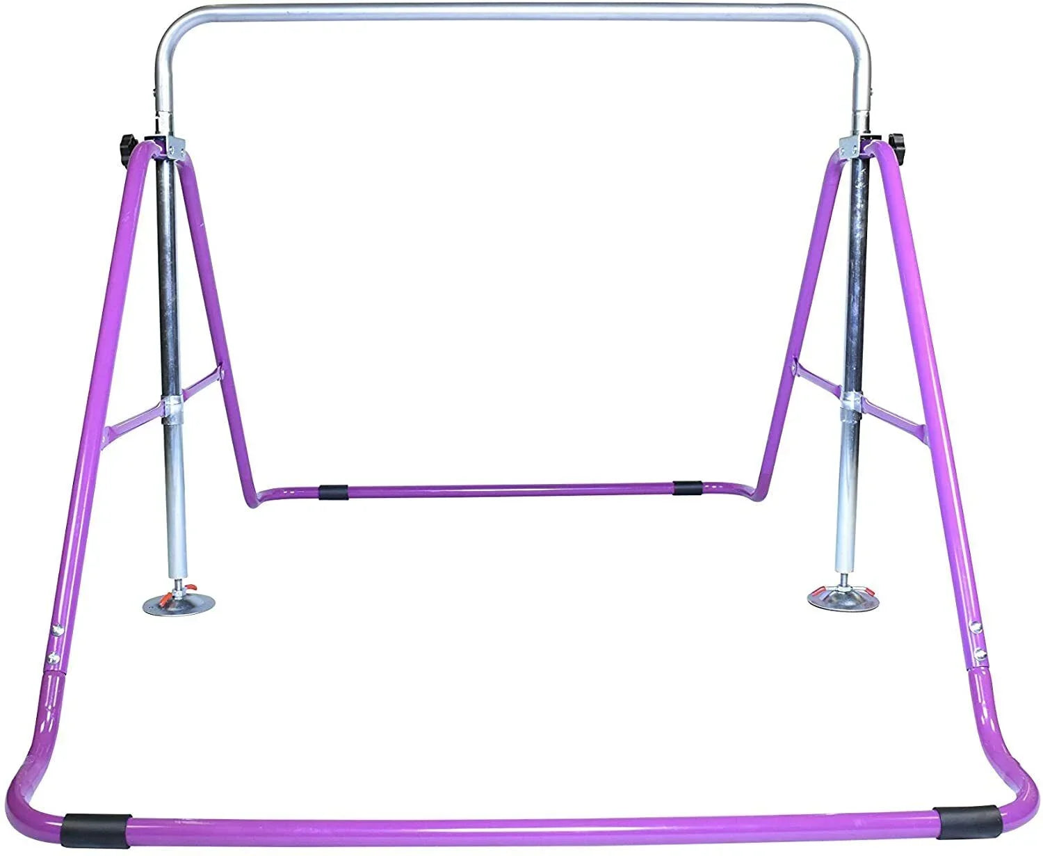 Stylish Expandable 3-in-1 Kids Gymnastics Horizontal Bar Set - Kip Training Jungle Gym