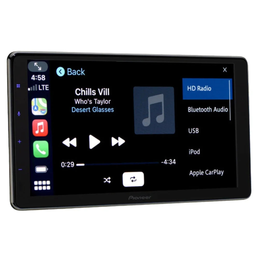 Stylish New Pioneer DMH-WT7600NEX 9" Digital Multimedia Receiver w/ License Plate Camera