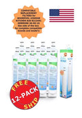 Stylish ZUMA Brand , Water and Ice Filter , Model # OPFW-RF300 , Compatible with WhirlpoolÂ® 8212491 - 12 Pack - Made in U.S.A.