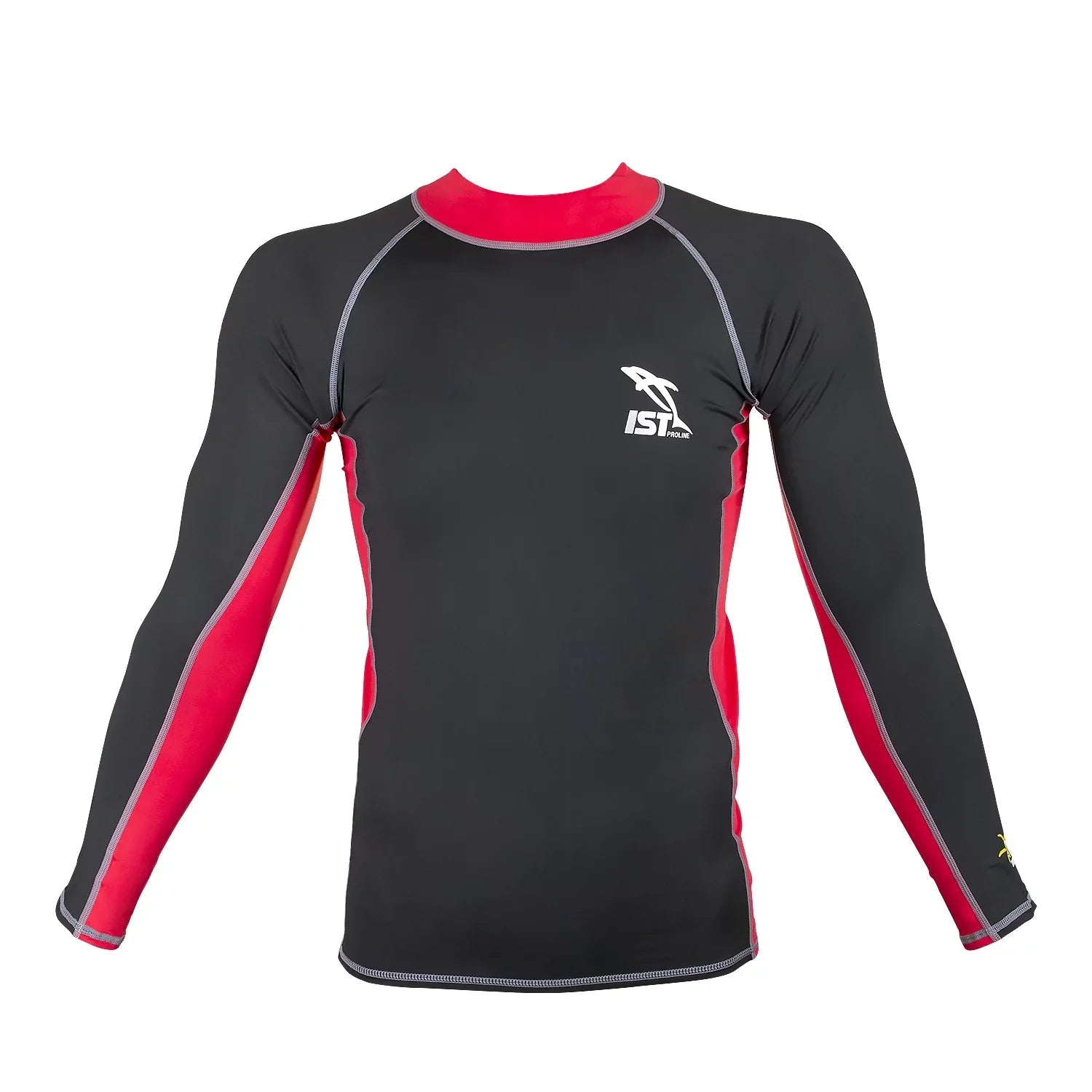 IST DS-46 Unisex Long Sleeve Spandex Rash Guard (Red / X-Large)