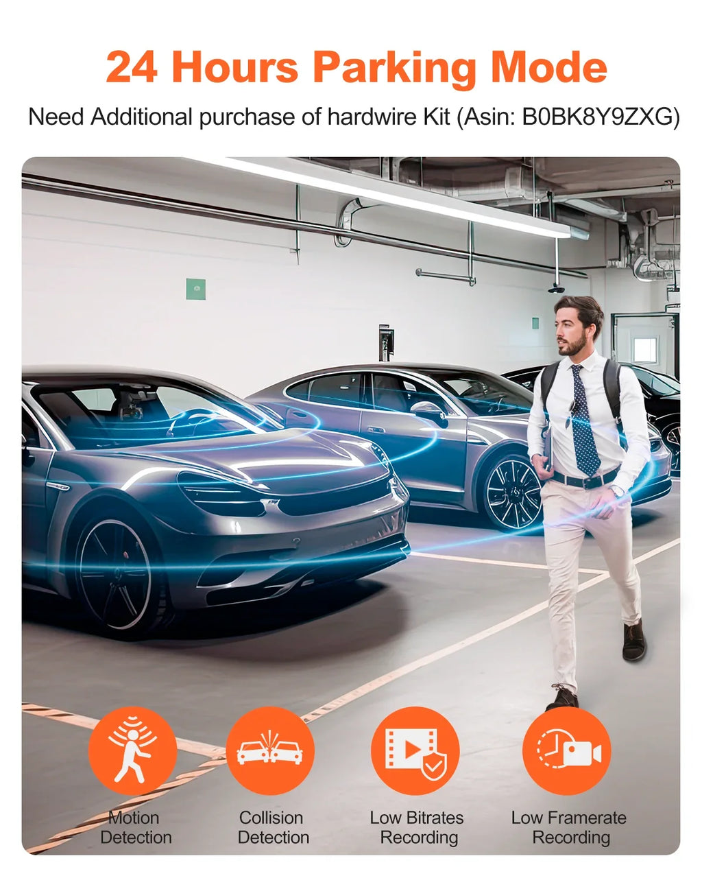 Yeecore 4K Dual Dash Cam 5G WiFi GPS, Real 4K+HDR 1080P Dash Cam Front and Rear, 3" LCD Super Night Vision, Parking Mode, Dash Camera for Cars with App, G-Sensor, Accident Record