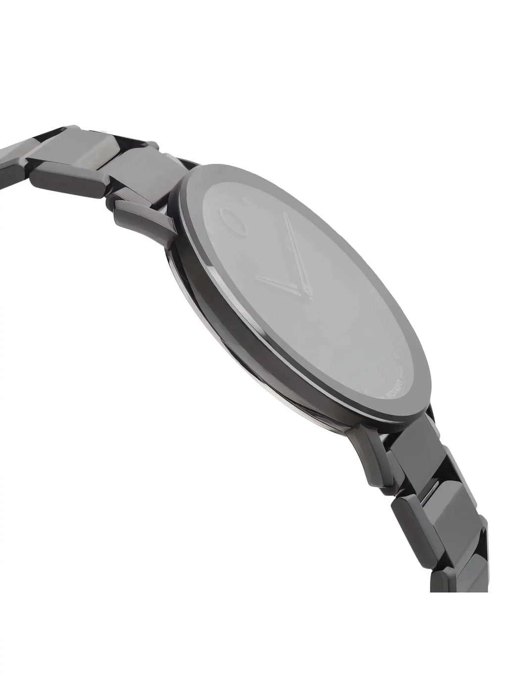 Movado Modern Classic 40mm Steel Black Dial Mens Quartz Watch 0607408