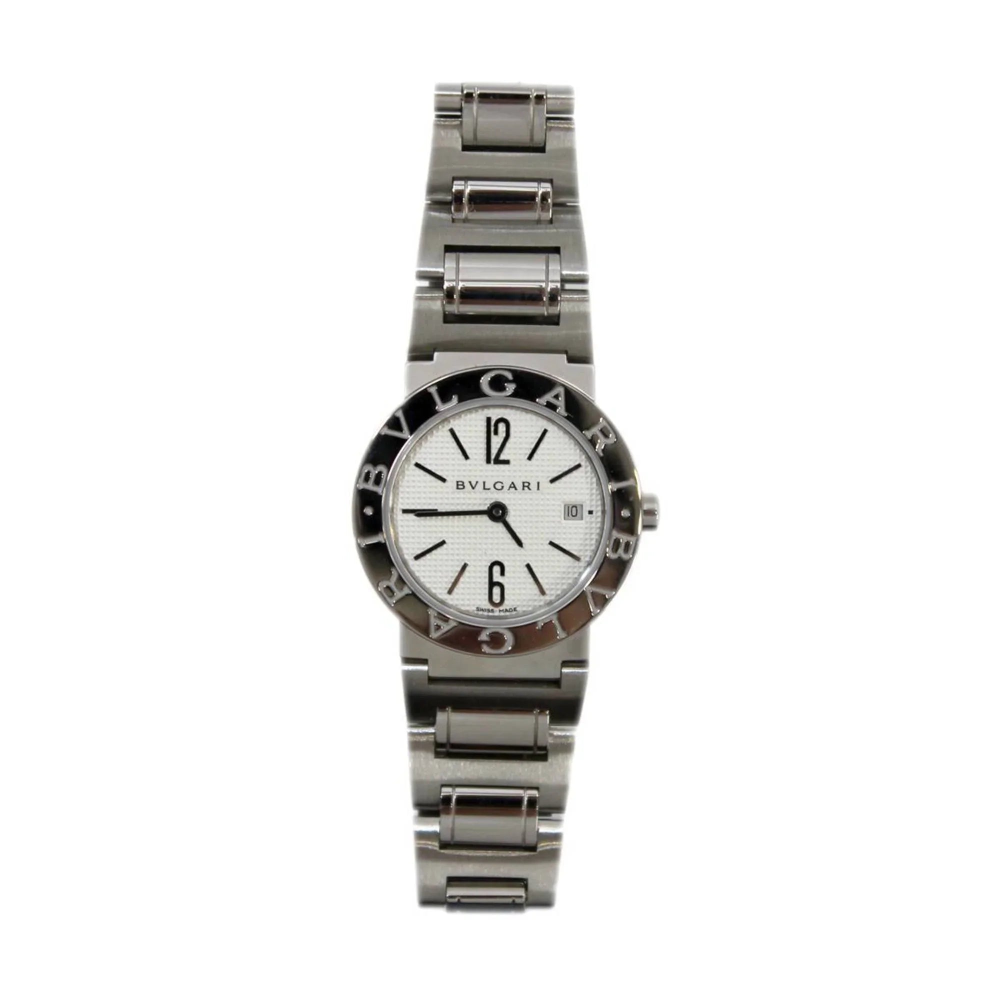 Stylish Pre-Owned BVLGARI Bulgari Bvlgari BB26 quartz watch wristwatch (Good)