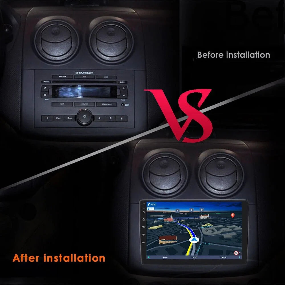 For GMC Yukon Chevy Tahoe Suburban Android 12 Octa 4GB RAM Apple Carplay Car Stereo AM FM Radio GPS Weather