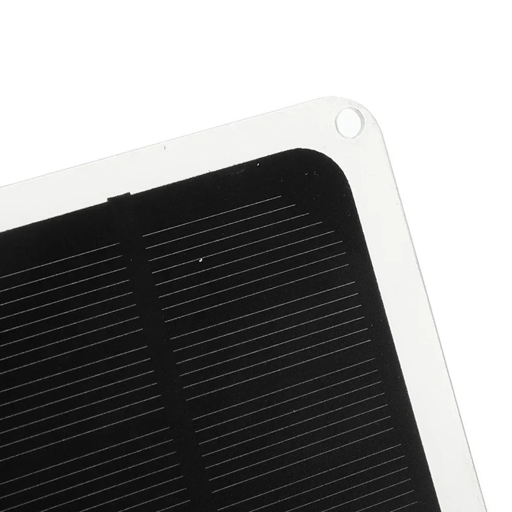 Stylish moobody 20W Removable Solar Panel, Portable Solar Power Recharger for Camping Hiking Car Light Fan