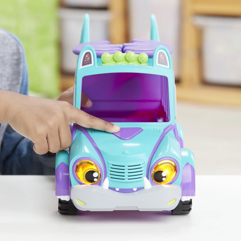 Netflix Super Monsters GrrBus Monster Bus Toy with Lamps, Sounds, and Music Ages 3 and Up