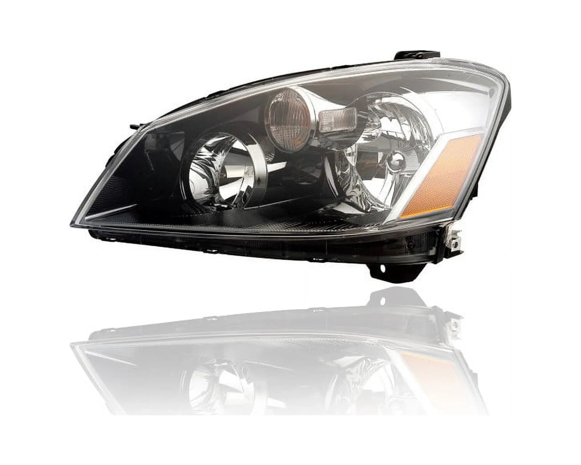 Headlight - Compatible/Replacement for '05-06 Nissan Altima Base/S/SE/SL - Halogen - Pair, Left Driver + Right Passenger Set - 26010ZB525, 26060ZB525 - CAPA Fits select: 2005-2006 NISSAN ALTIMA S/SL - Exclusive Design