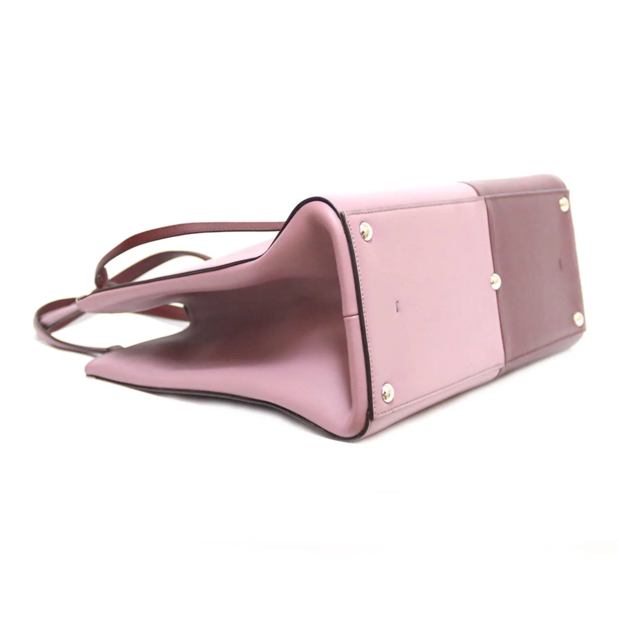 Pre-Owned FENDI Fendi Shoulder Bag Pink Women's Leather (Fair) - Exclusive Design