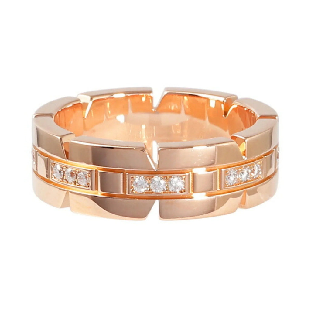 Pre-Owned Cartier Tank FranÃ§aise K18PG pink gold ring (Good) - Exclusive Design