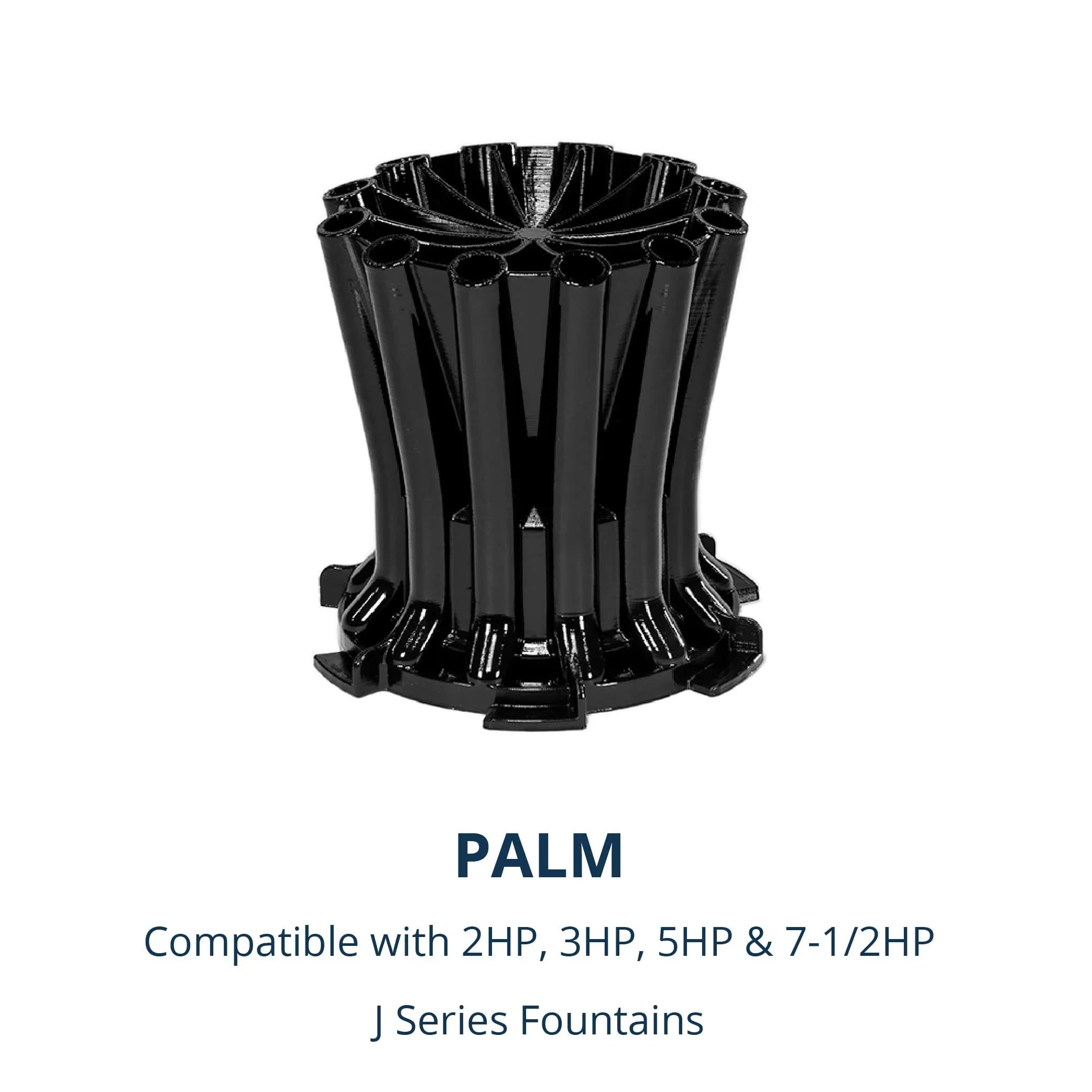 Kasco J Series 2 , 3 , 5 & 7-1/2 Palm Premium Fountain Nozzles Only (Fountain not Included)