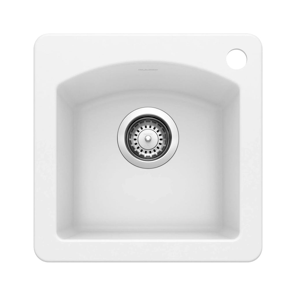 Blanco DIAMOND Bar SILGRANIT Sink Dual Deck SILGRANIT Sink White - Exclusive Design