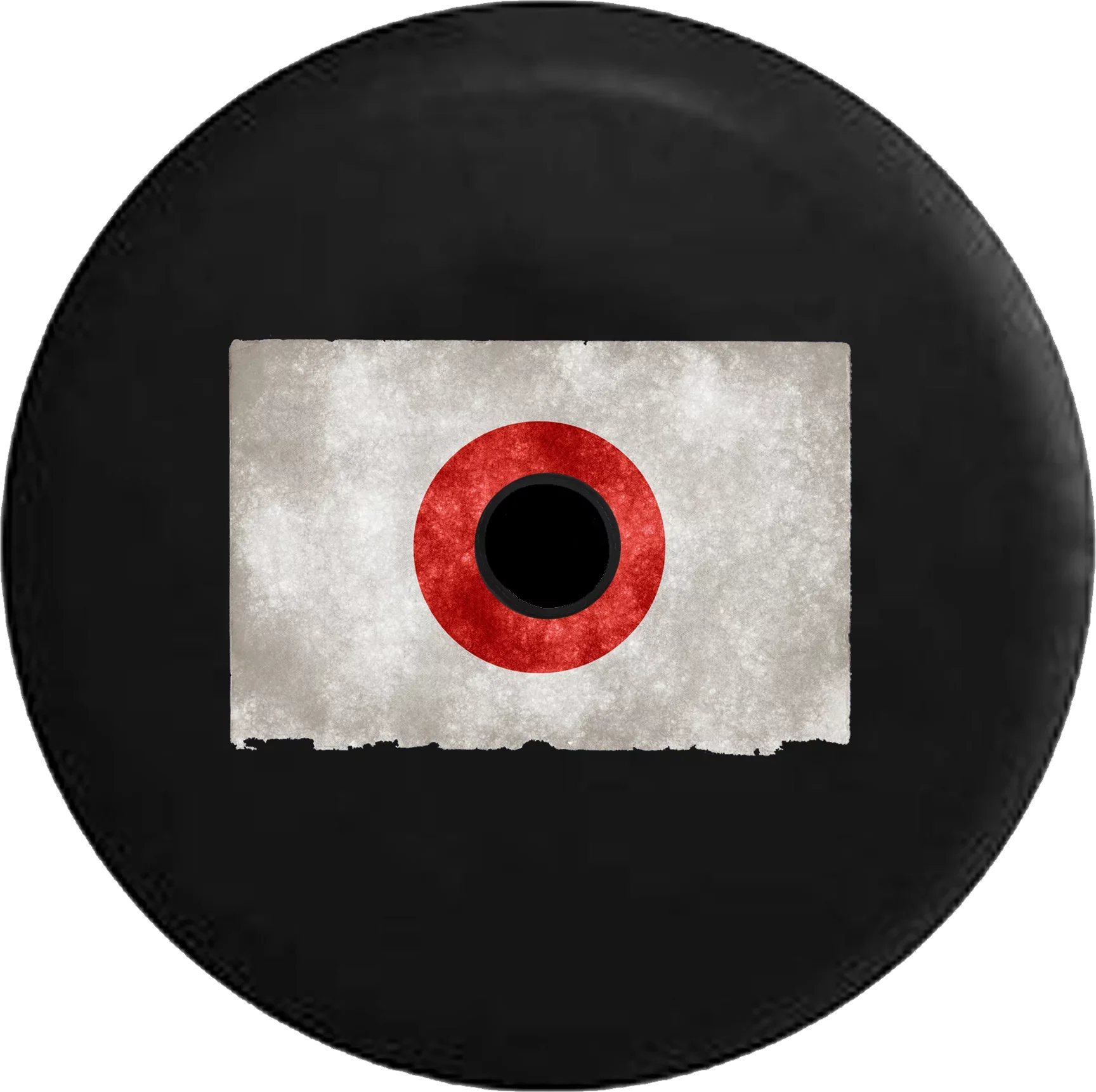 2018 2019 Wrangler JL Backup Camera Distressed Japan Flag Vintage Spare Tire Cover for Jeep RV 33 Inch