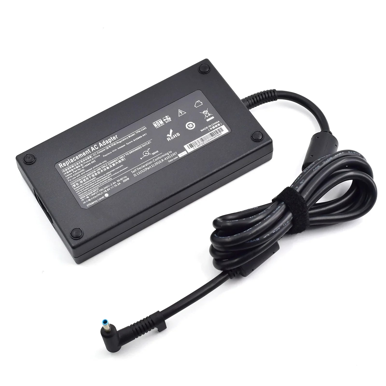 19.5V 10.3A 200W Adapter Charger for OMEN Pavilion Gaming 15 17 Envy 15 4.5*3.0mm TPN-CA03 TPN-DA10 TPN-LA21