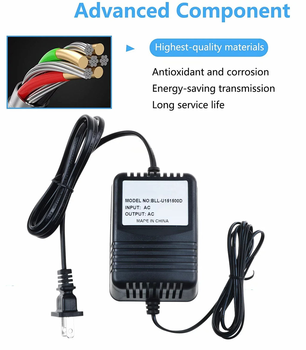 Stylish KONKIN BOO Compatible AC/AC Adapter Replacement for Icon Neo Phantom NeoPhantom 2 Mic input Preamp;Icon NeoAmp 4-Channel Headphone Amplifier;Icon Neo PreAmp NeoPreAmp instrument microphone pre-amp