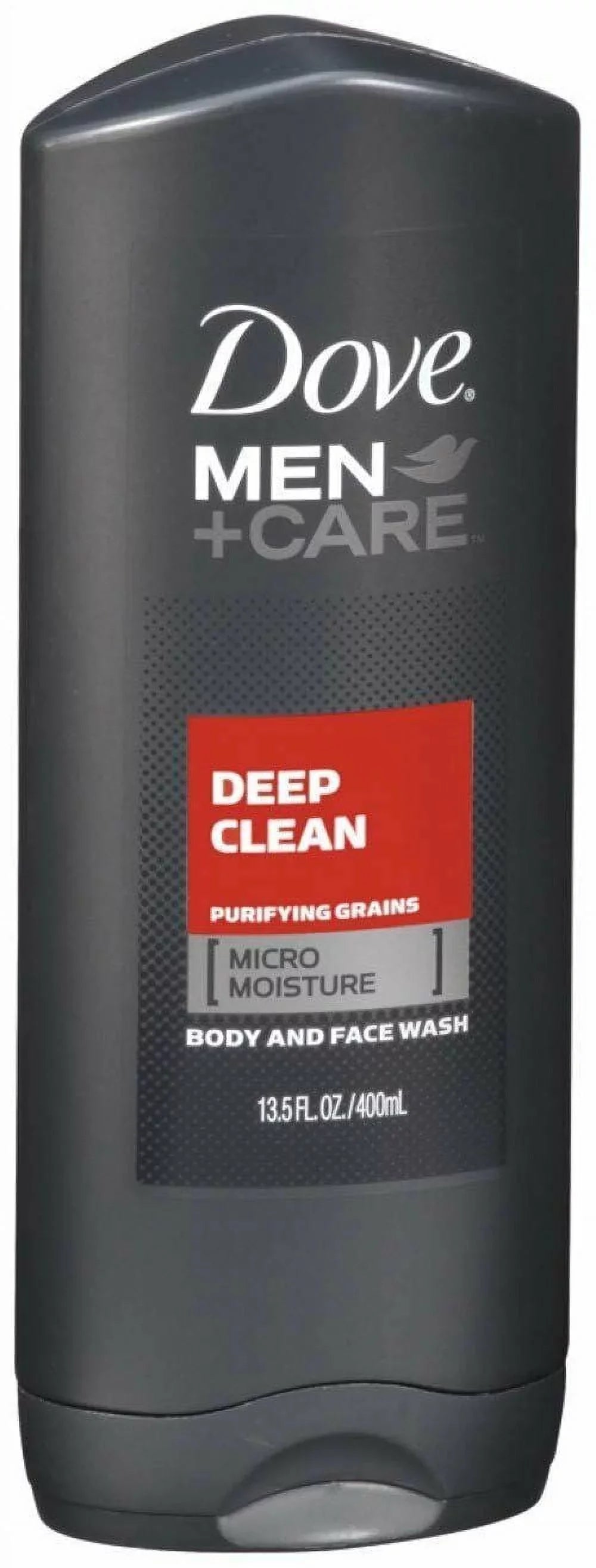 Dove Men+Care Clean Comfort Micro Moisture Body Face Wash 13.5 oz, Pack of 6 - Exclusive Design