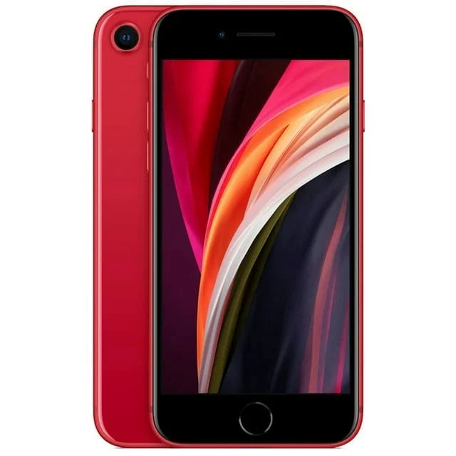 Stylish Restored Apple iPhone SE (2nd Gen) A2275 64GB Red (AT&T Only) 4.7" Smartphone (Refurbished)