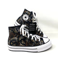 Converse CTAS Lift Platform High Top Black Women's Kids Canvas Sneakers A01511C - Exclusive Design