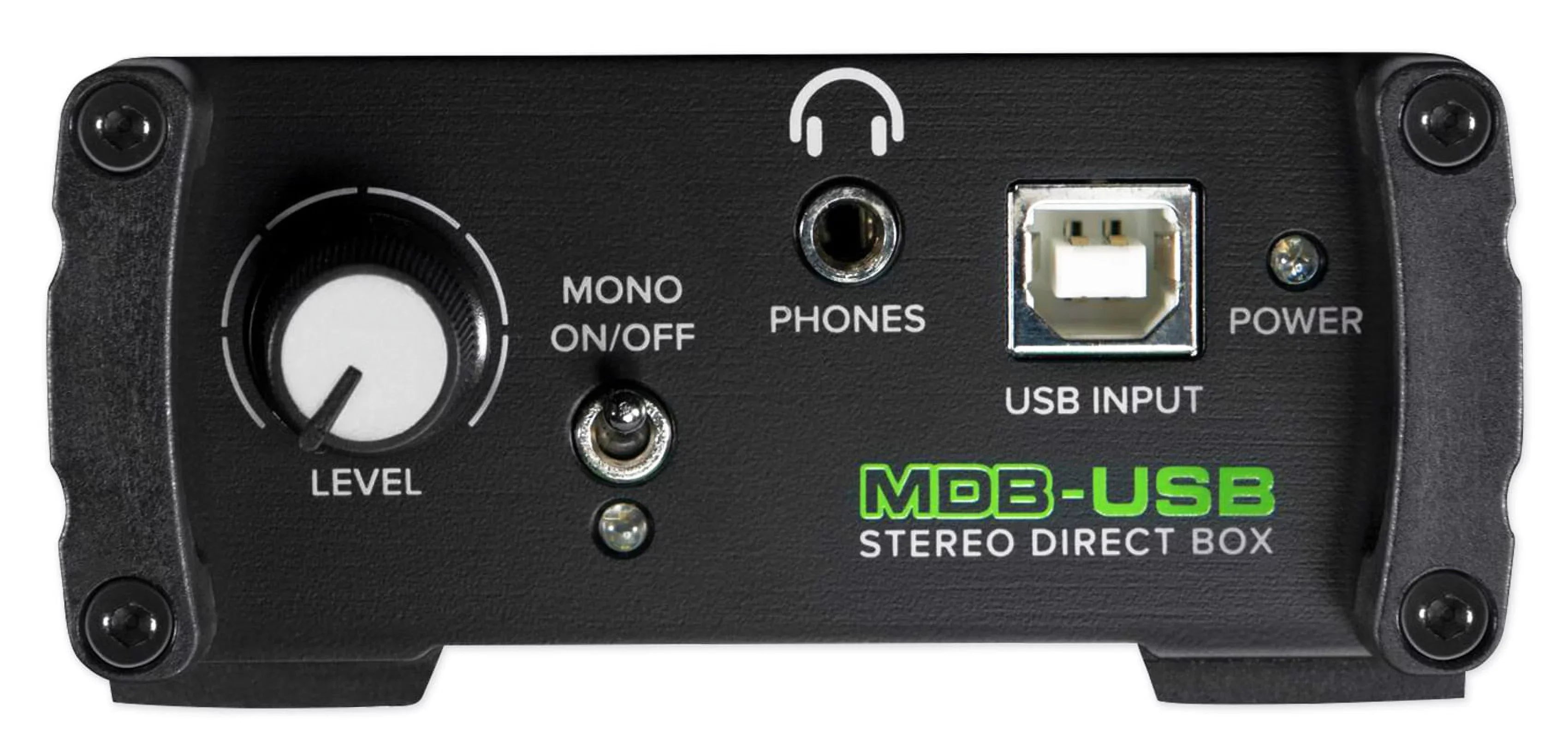 Mackie MDB-USB Stereo USB Direct Box DI Box For PC + Headphones