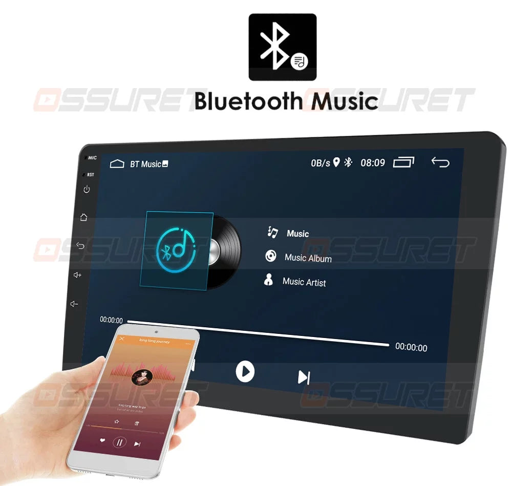 10.1" Android 12 GPS Navigation 2+32GB Car Stereo Radio Head Unit Carplay For Mitsubishi Lancer 2007-2012 - Exclusive Design