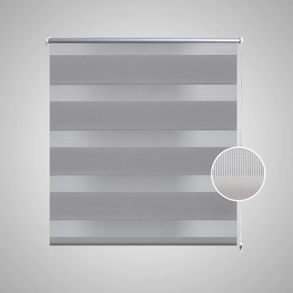 Stylish Walmeck Zebra Blind 31.5"x59.1" Gray