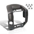For 2004-2006 Nissan Titan Armada Center Console Instrument Panel Lid Dashboard Radio AC Control Bezel Finisher Clips w/o Speaker (Gray) - XE SE A60 WA60 05 - Exclusive Design