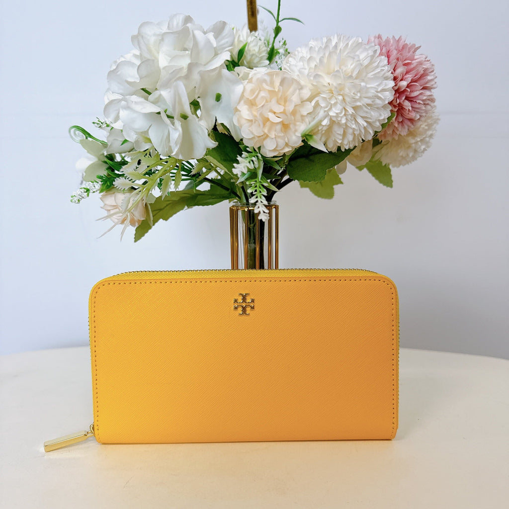 Tory Burch 52901 Emerson Zip Continental Wallet IN CASSIA - Exclusive Design