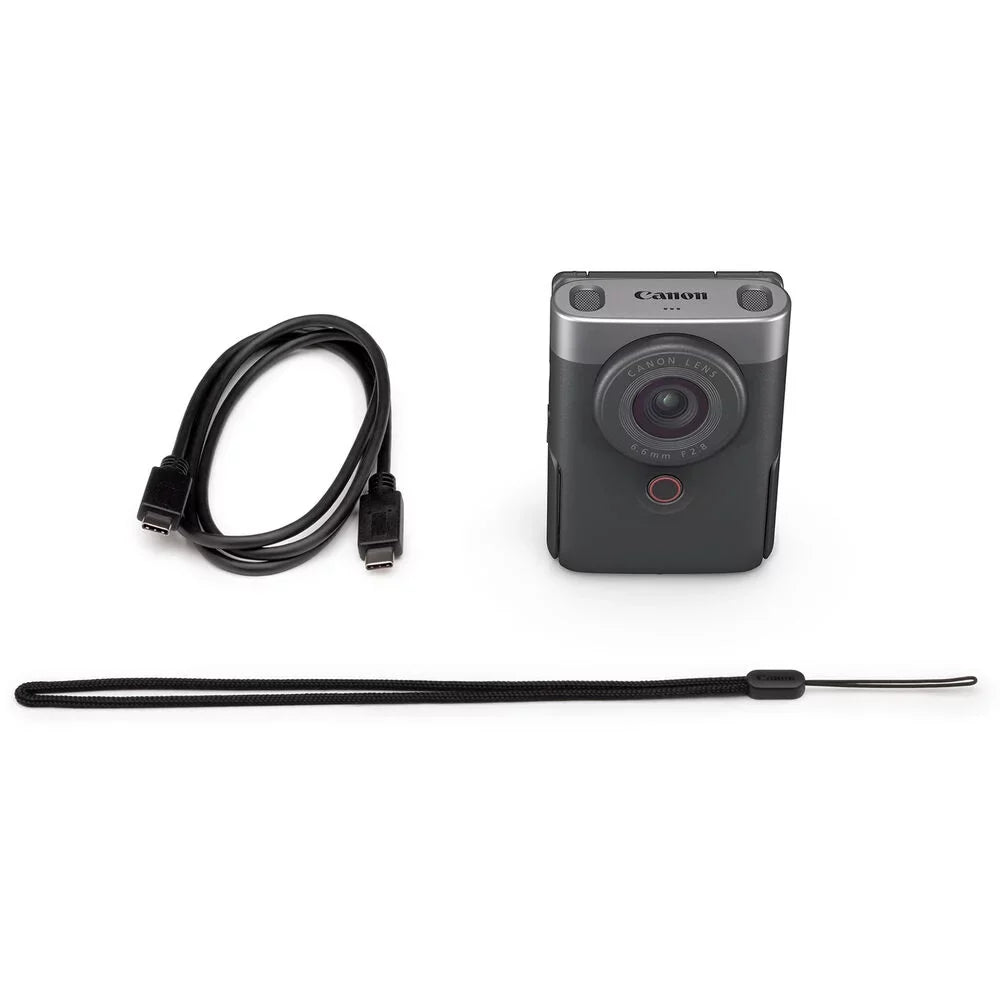 Canon PowerShot V10 Vlog Camera (Silver) - Exclusive Design