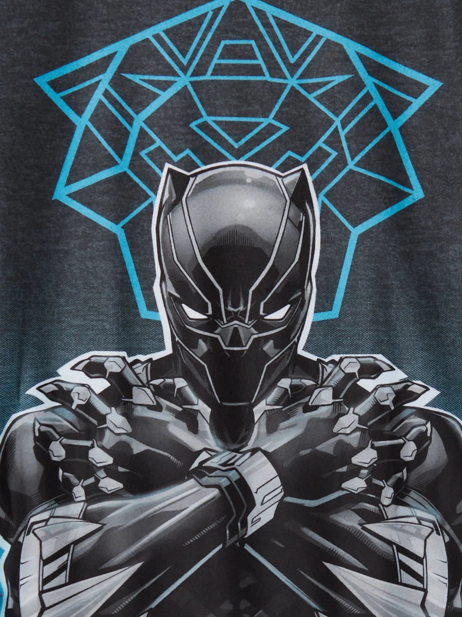 Black Panther Boys Long Sleeve Top and Pants Pajama Sleep Set, 2-Piece, Sizes 4-12