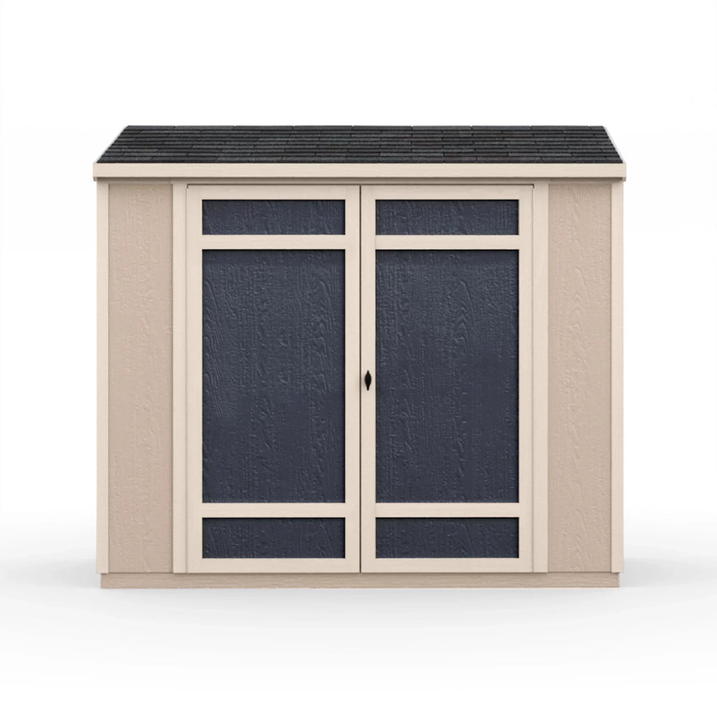 Handy Home Products Fremont 4 ft. x 8 ft. Lean-To Storage Shed - Exclusive Design