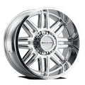 Raceline 948C-SPLIT 20" Cast Aluminum Wheel, SPLIT CHROME 20X10 6X139.7 -19mm - Exclusive Design