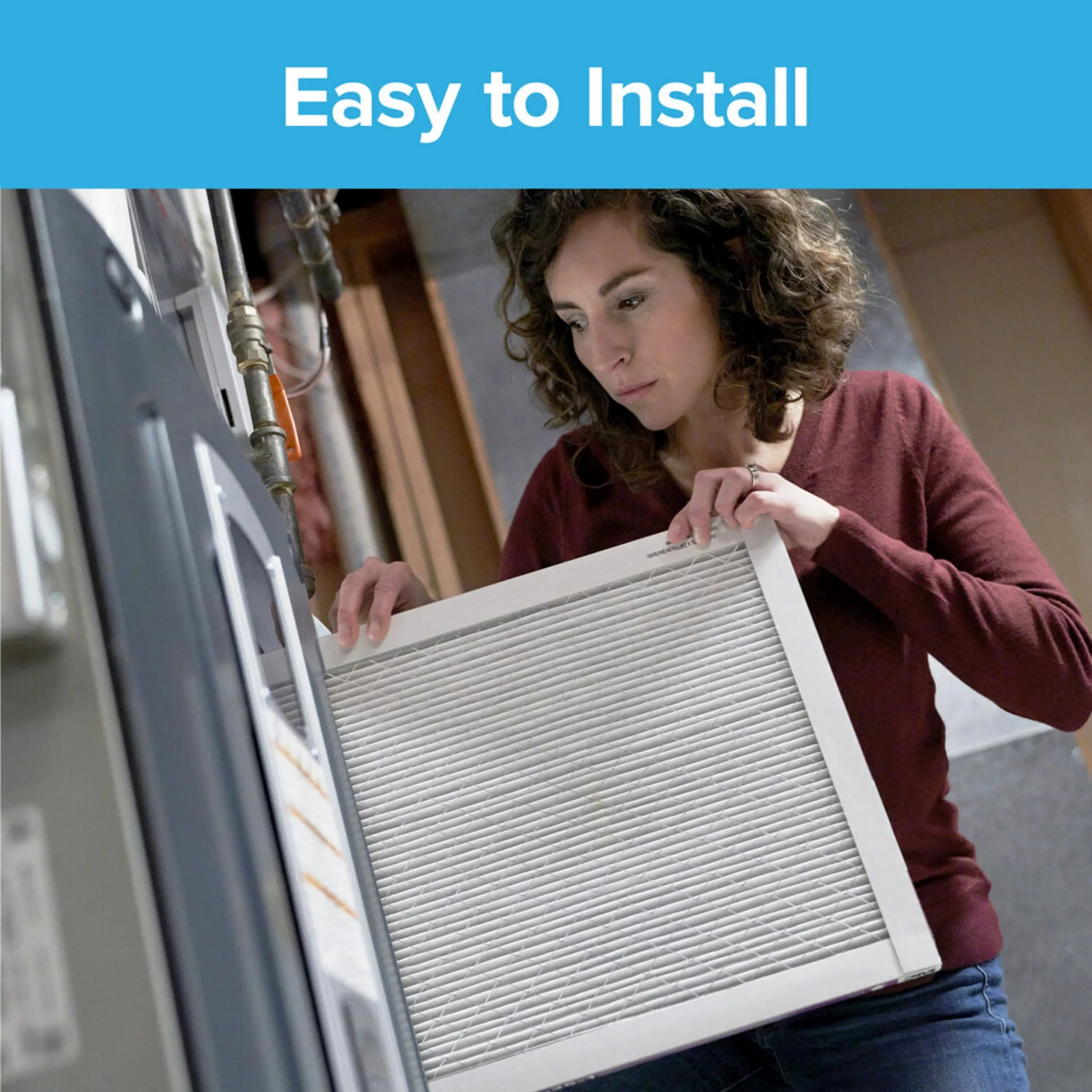 Filtrete by 3M 18x25x1, MERV 11, Allergen Reduction HVAC Furnace Air Filter, 1200 MPR, 4 Filters - Exclusive Design