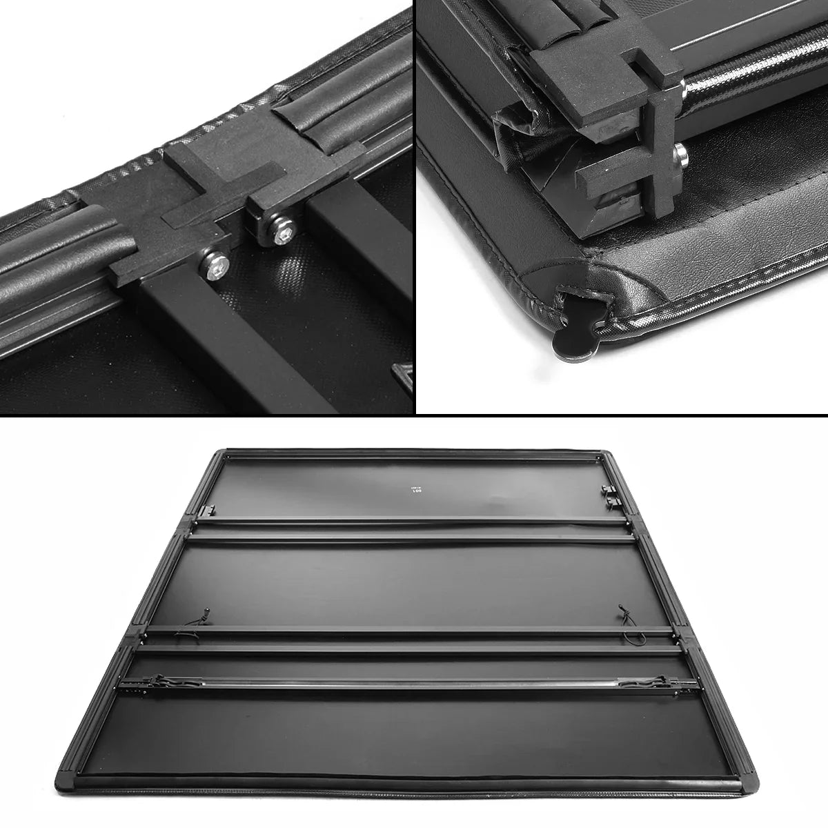 Auto Drive Soft Tri Fold Truck Bed Tonneau Cover Fits 00-06 Toyota Tundra 6Ft Bed - Exclusive Design