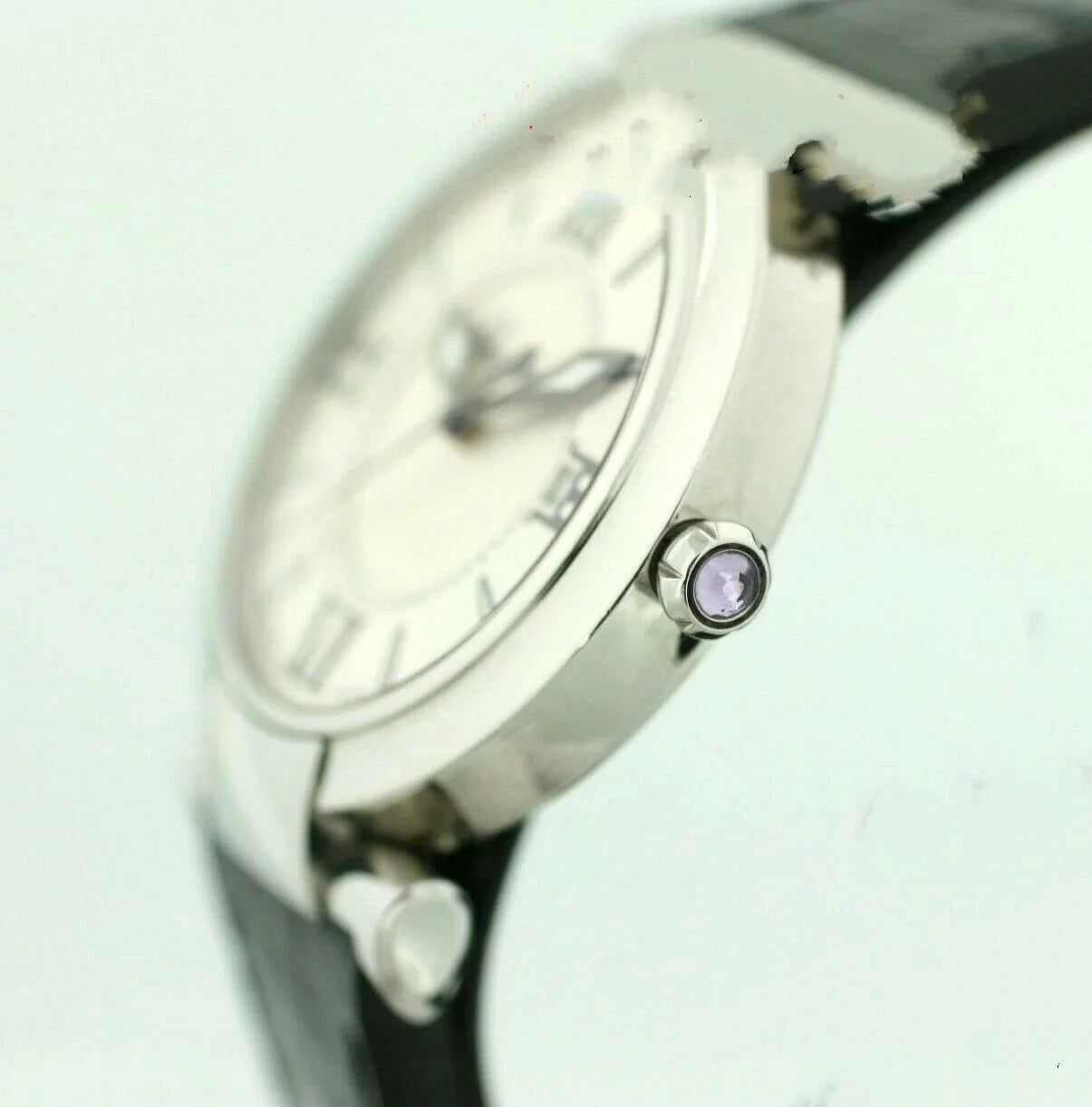 Chopard 8532 ImperialE 36mm Black Leather Steel Swiss Quartz Women's Watch W/B/P - Exclusive Design