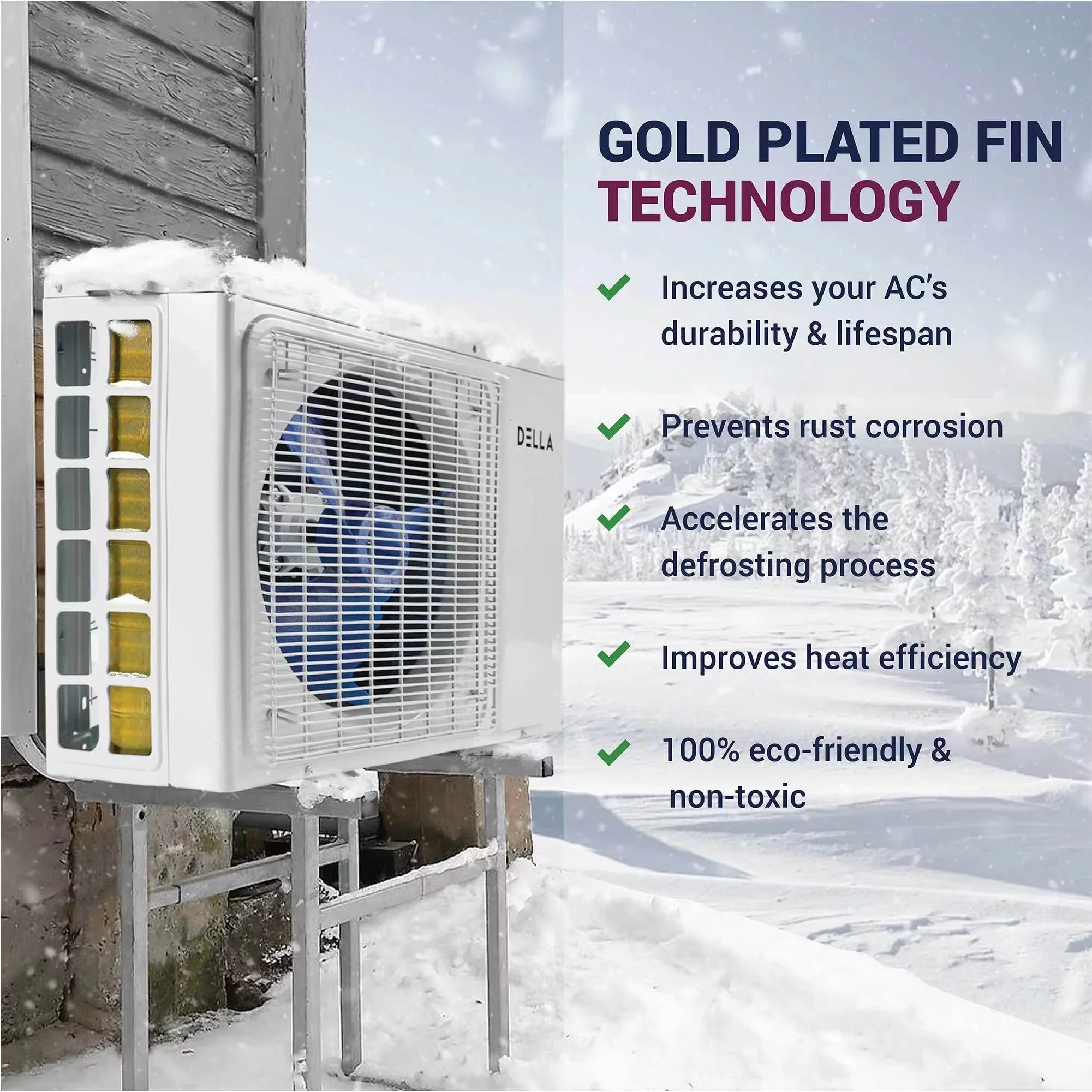 Stylish Della 27K BTU ODU Tri 3 Zone 9K 9K 9K BTU 20 SEER 208/230V Cools Up to 1200 Sq.Ft Wifi Energy Efficient Multi Zone Ductless Mini Split Air Conditioner Heat Pump Full Set with 16ft Installation Kits