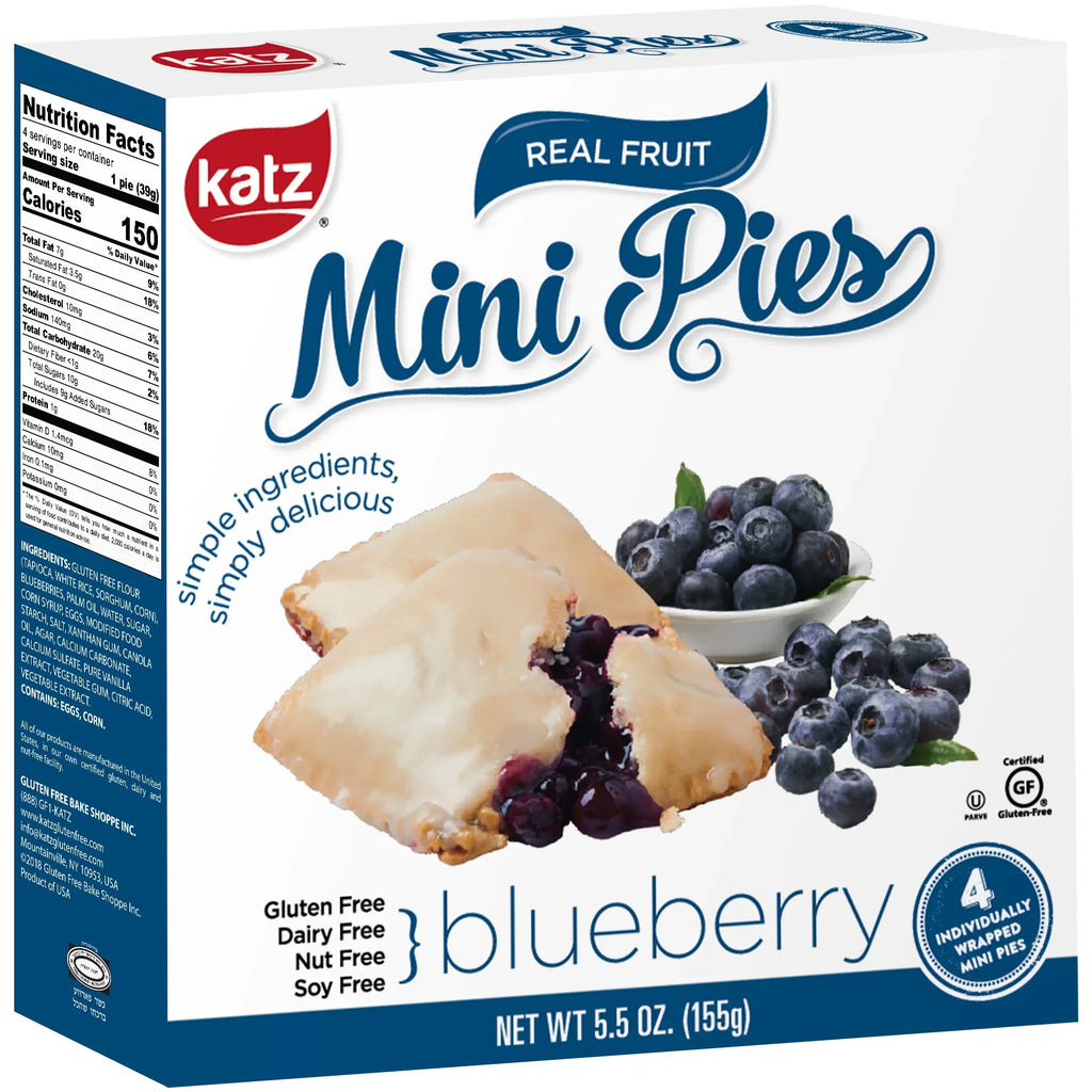 Katz Gluten Free Mini Pies | Gluten Free, Dairy Free, Nut Free, Soy Free, Kosher | Ounce Each)