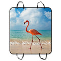 GCKG Flamingo in the Seashore Pet Car Seat Cover Dog Car Seat Mat Hammock Cargo Mat Trunk Mat For Cars Trucks and SUV 54x60 inches - Exclusive Design