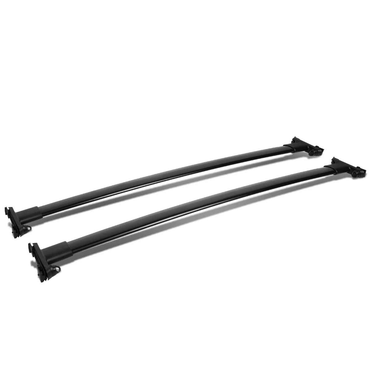DNA Motoring RR-FEX11 For 2011 to 2015 Ford Explorer Pair Aluminum OE Style Roof Rack Top Crossbars (Black Coated) - Exclusive Design