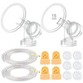 Stylish Maymom Pump Parts Compatible with Medela Pump in Style Pumps Not for Pump in Style with MaxFlow (15mm Flanges)