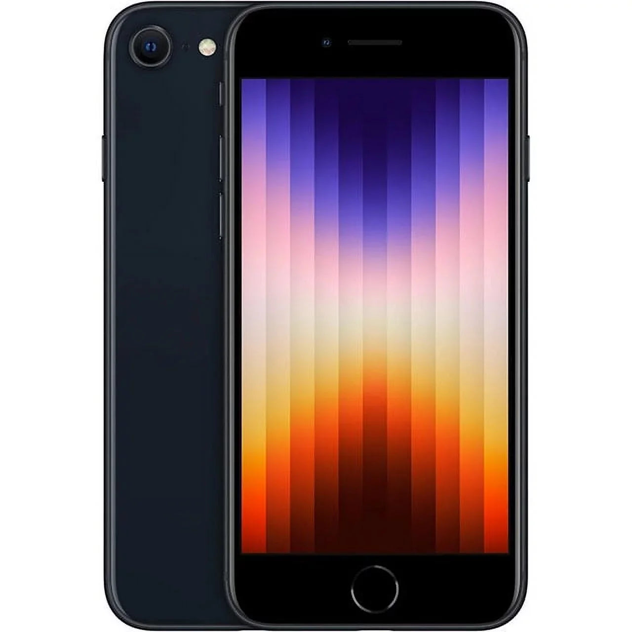 Stylish Restored Apple iPhone SE (3rd Gen) A2595 (Fully Unlocked) 256GB Midnight (Refurbished)