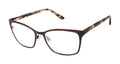 NEW GX By Gwen Stefani GX072 Black & Burgundy Eyeglasses 52mm with GX Case - Exclusive Design