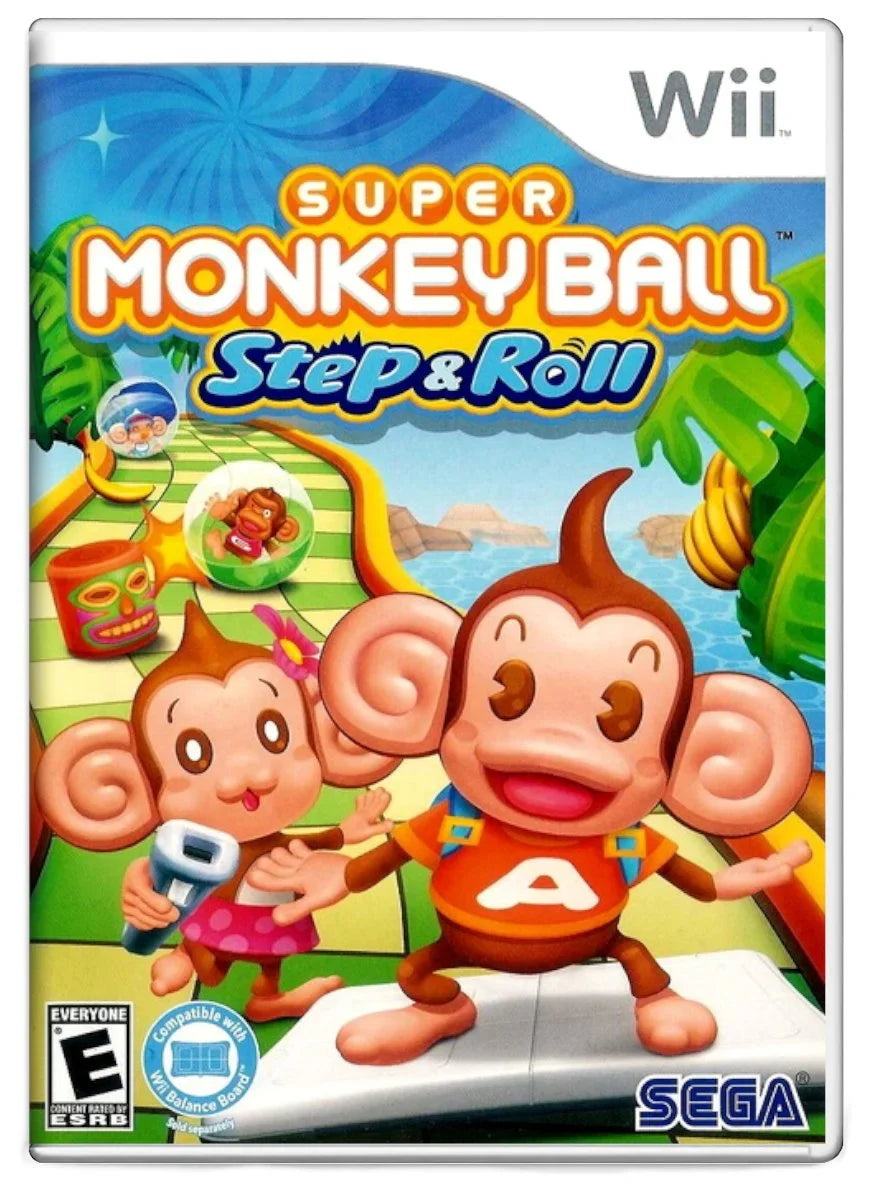 Used Super Monkey Ball: Step & Roll - Nintendo Wii (Used) - Exclusive Design
