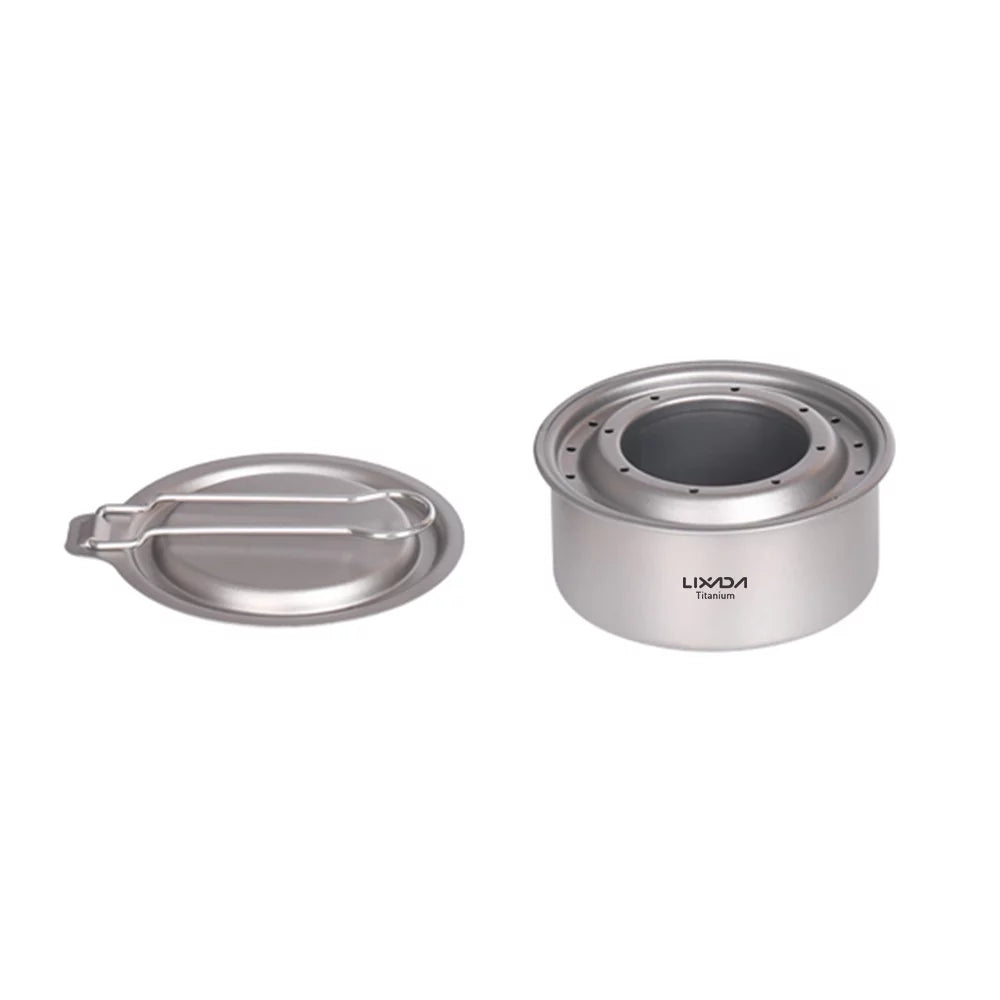 LIXADA Stove Ultralight Pocket Cooking Stove for Camping Backpacking Picnic Fishing Hiking Fuel Efficient and User Friendly