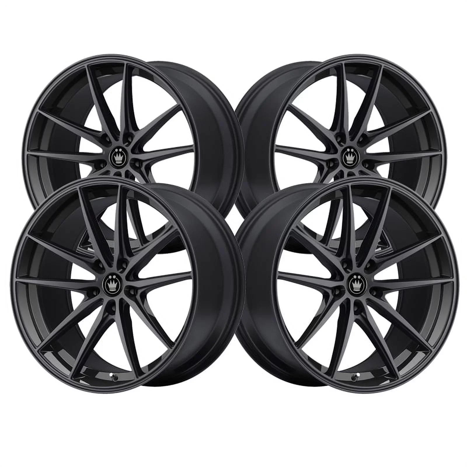Stylish Konig 37B Oversteer 16x7.5 5x100 +45et Gloss Black Wheel