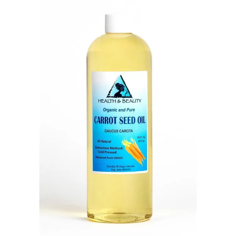 Carrot Seed Oil Organic Carrier Cold Pressed Premium Fresh 100% Pure 16 oz