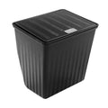 Stylish Car Trash Bin Backseat Storage Box Easy to Install with Lid Rear Center Console Organizer Car Seat Trash Can for Model Y