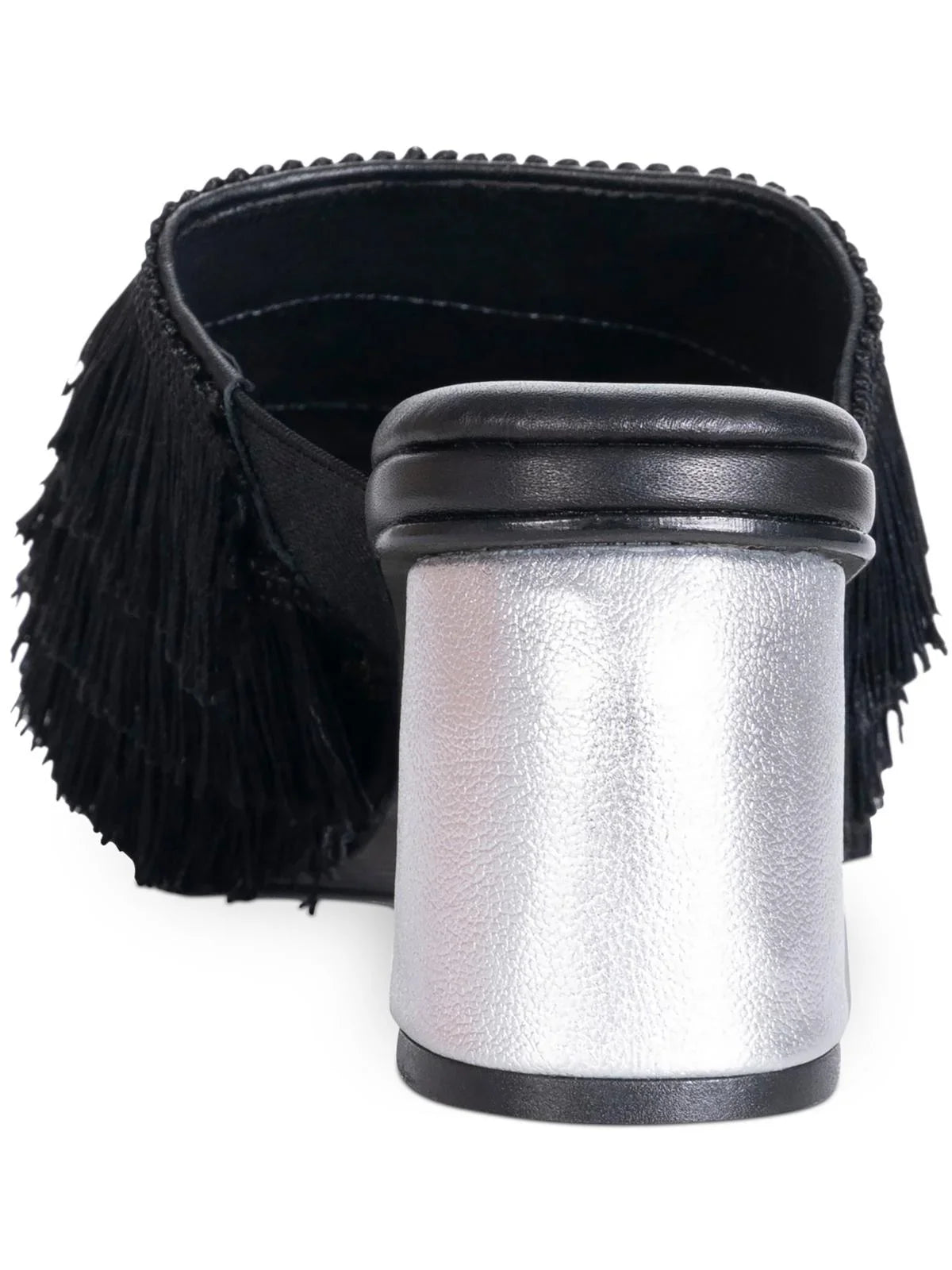 Silvia Cobos Womens Cha Cha Leather Fringe Block Heel